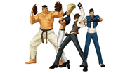 Team Japan in KOF 2001.