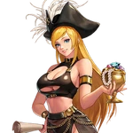 KOFAS-SummerB.Jenet.png (101 KB) The King of Fighters All Star: Glimmering Ocean Bonne Jenet artwork.