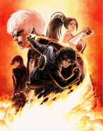 The King of Fighters XIII: Cover artwork by Ogura.