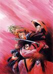 Samurai Shodown II: Illustration by Shiroi Eiji.