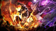 The King of Fighters AFK - Kyo vs Iori Battle Promotional Image