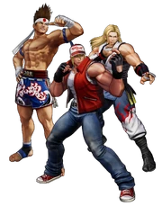 Orochi Saga, KOF XIII, XIV and XV Team Fatal Fury (Classic Formation) (XV artwork)