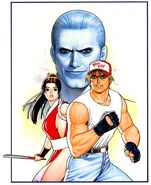Fatal Fury 3: Promotional Art by Shinkiro.