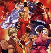 Capcom vs. SNK Millennium Fight 2000 Pro: Box art by Takamasa Yamada.