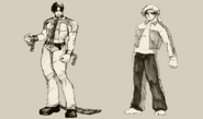 The King of Fighters '99 Art Gallery: Concept art.