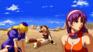 The King of Fighters 2003: Highschool Girls Team Ending.