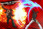 The King of Fighters XIII Trading Cards: Kyo vs Iori.