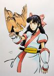 Nakoruru and Mamahaha Illustration by Shiori Eiji.