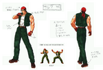 The King of Fighters '99: Concept art.