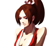 The King of Fighters XIII dialogue portrait.