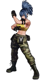 Kof xv leona render