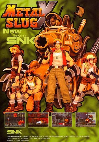 Metal Slug X（メタルスラッグX）【・PS欧州版】-