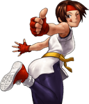 The King of Fighters XIII win portrait.