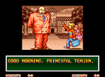 Terry joven en el final de Temjin.