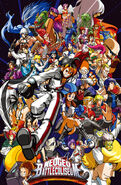 Neo Geo Battle Coliseum Promotional Poster.