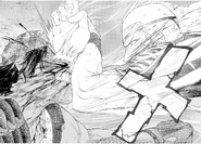 Ralf's Galactica Phantom clashing with Ramón's El Diablo Amarillo Ramón Volando in The King of Fighters: A New Beginning.