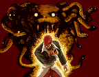 SNK vs. Capcom: SVC Chaos: Iori's Ending.