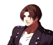 The King of Fighters XIII dialogue portrait by Nona.(Confuse)