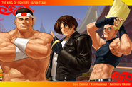 Team Japan as they would have appeared in The King of Fighters XII