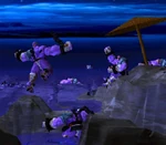 Gandaras on the beach in Samurai Shodown 64-2