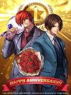 KOF All Star 1st Anniversary promotional image, by Ogura