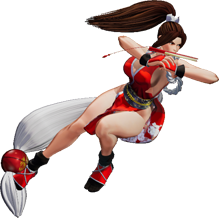 KOF '98 UM - Mai Shiranui: Move List + Story(Description Box Text) 