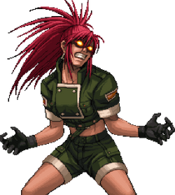 Orochi Leona Art - The King of Fighters '98: Ultimate Match Art