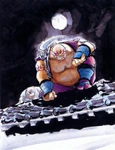 Samurai Shodown: Promotional artwork by Shiroi Eiji.