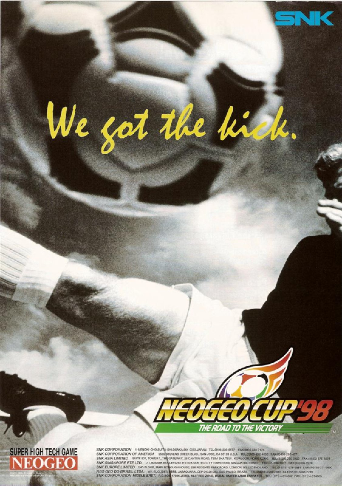 Neo Geo Cup '98: The Road to the Victory | SNK Wiki | Fandom