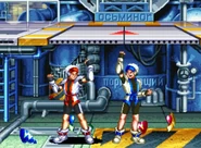 Nicola and Bakula in Nicola’s ending from Savage Reign.