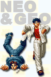Neo (derecha) & Geo (izquierda) en The King of Fighters 2000.