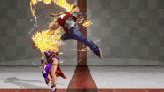 Ennui Mademoiselle countering Terry Bogard's Power Dunk