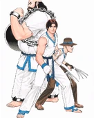 The King of Fighters '97: Korean Justice Team artwork.