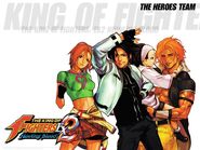 The King Of Fighters EX 2: Howling Blood Heroes Team