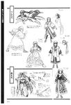 Samurai Shodown III Kenjutsu Shinansho Guide Book: Early designs.