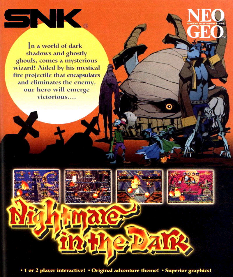 nightmare in the dark mame not playing