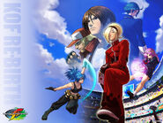 The King of Fighters XII: Wallpaper artwork.