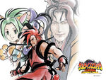 Samurai Shodown IV: Promotional artwork done in 2003 by Shiroi Eiji.