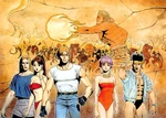 Sulia and the heroes Illustrated by Shinkiro