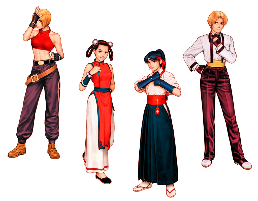 The Classic Women Fighters Team from The King of Fighters