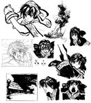 Samurai Shodown 64: Concept art, Sketches and Illustrations.