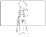 The King of Fighters XIV artbook: Kukri background winpose sketch.