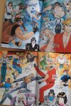 Jeff as the Mysterious Young Man in the character intro of the Art of Fighting manga