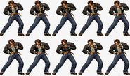 The King of Fighters '99 Art Gallery: Early Sprites.