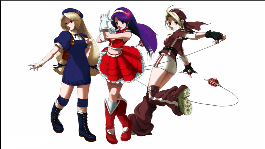 The Classic Women Fighters Team from The King of Fighters