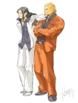 Ryo and Robert by Falcoon