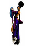 The King Of Fighters 2001 rejected artwork with Kula.