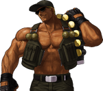 The King of Fighters XIII win portrait.