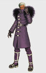 The King of Fighters '99 Krizalid's first costume.