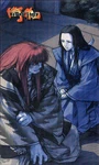 Kyoshiro y Bizuki en una historia incluida en Neo Geo Freak.